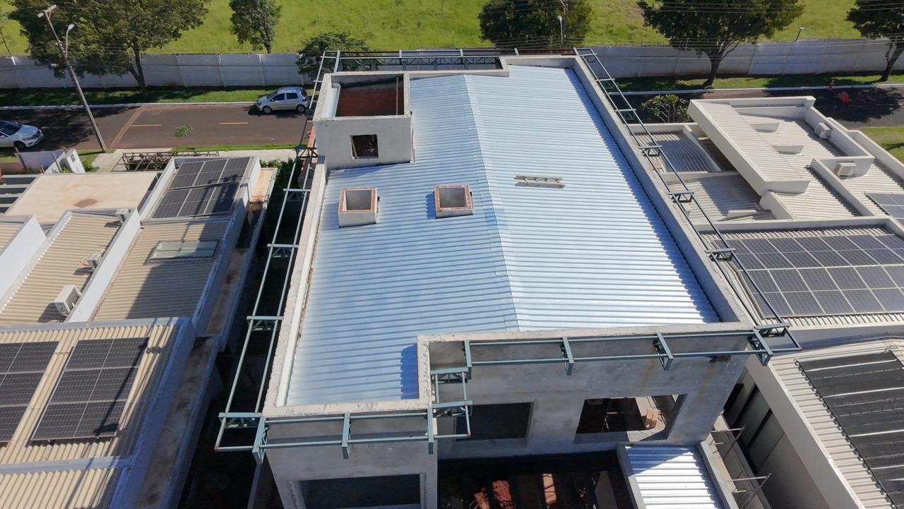 Galpão Industrial - Vista aérea